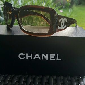 Authentic Chanel mother of pearl sunglasses